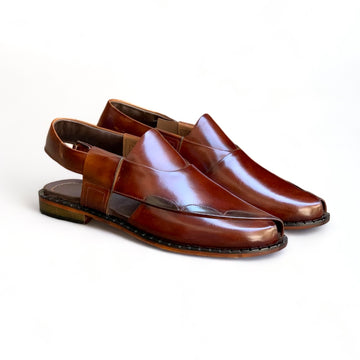 Handmade OxBlood Peshawari Chapal-On609