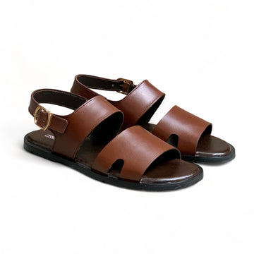 Handmade Brown-Strap Sandal-On304