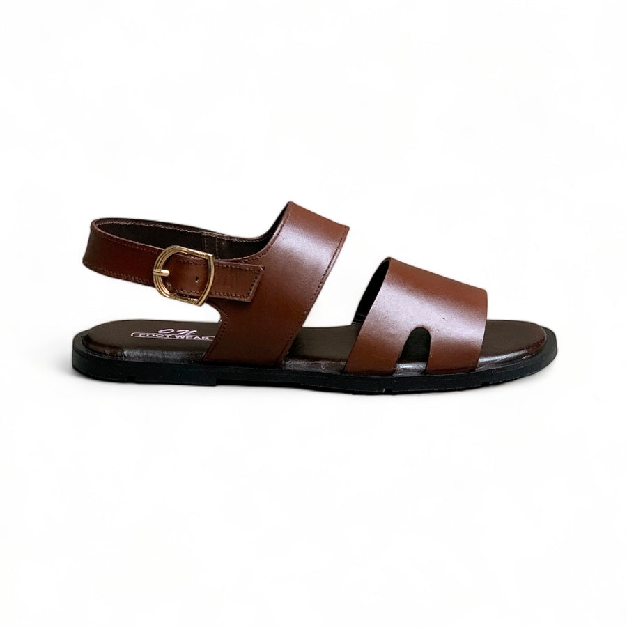 Handmade Brown-Strap Sandal-On304